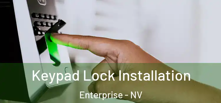  Keypad Lock Installation Enterprise - NV